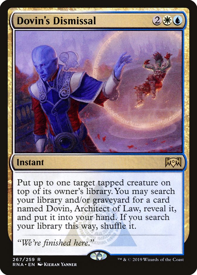Dovin's Dismissal [Ravnica Allegiance] | Gear Gaming Fayetteville