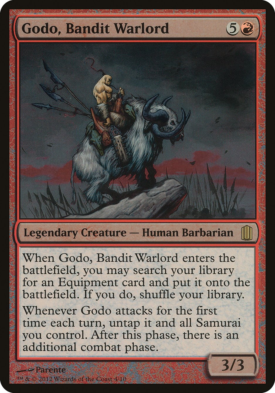 Godo, Bandit Warlord (Oversized) [Commander's Arsenal Oversized] | Gear Gaming Fayetteville