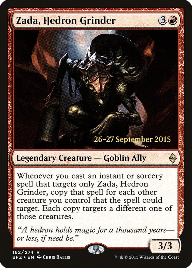 Zada, Hedron Grinder [Battle for Zendikar Prerelease Promos] | Gear Gaming Fayetteville