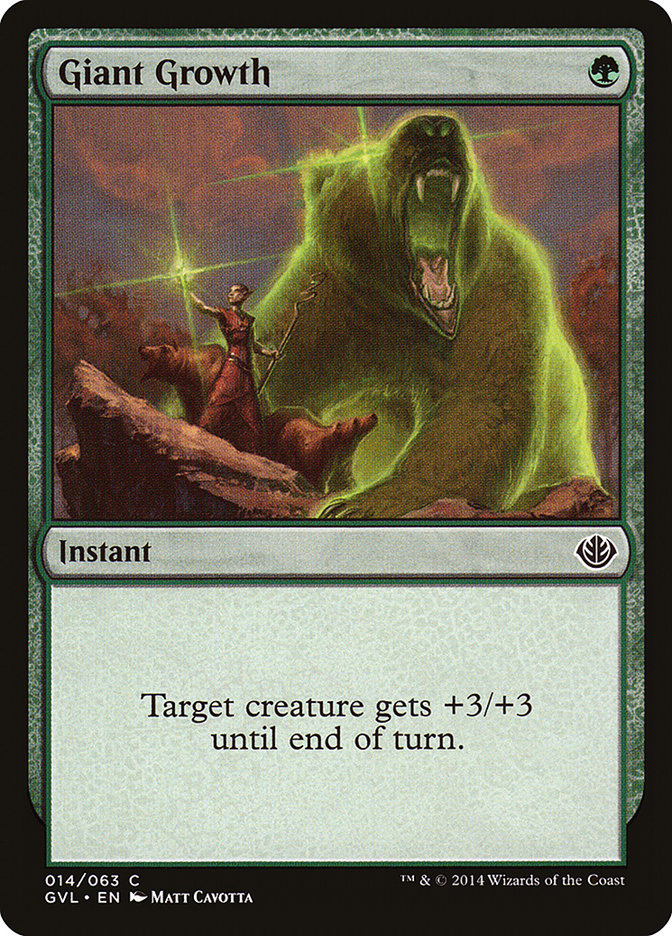 Giant Growth (Garruk vs. Liliana) [Duel Decks Anthology] | Gear Gaming Fayetteville
