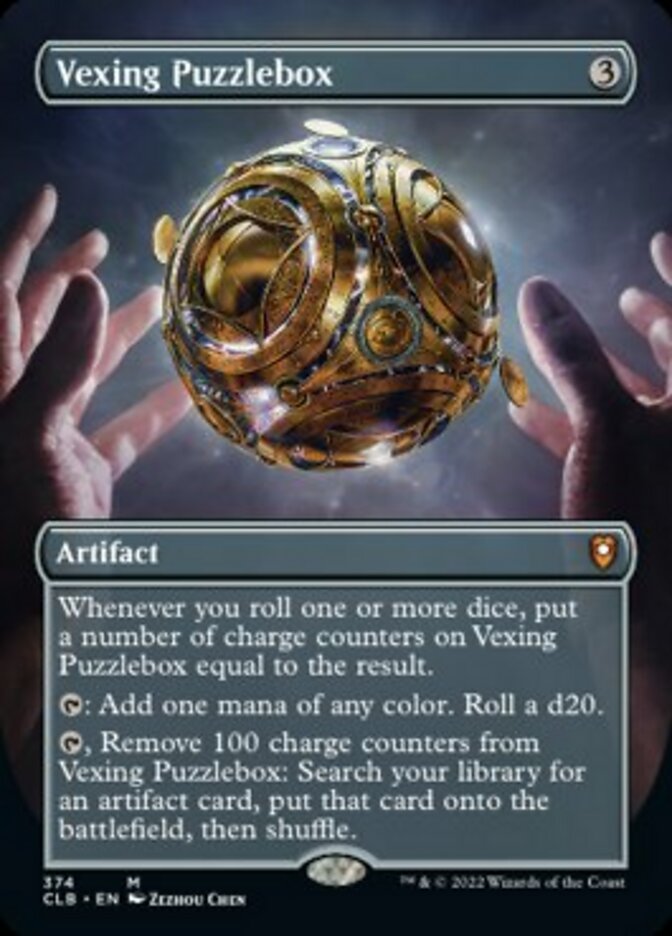 Vexing Puzzlebox (Borderless Alternate Art) [Commander Legends: Battle for Baldur's Gate] | Gear Gaming Fayetteville