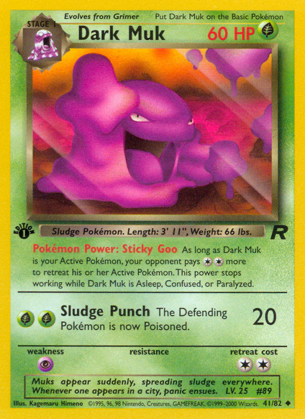 Dark Muk (41/82) [Team Rocket 1st Edition] | Gear Gaming Fayetteville