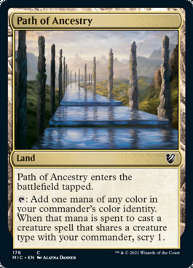 Path of Ancestry [Innistrad: Midnight Hunt Commander] | Gear Gaming Fayetteville