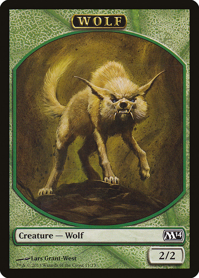 Wolf Token [Magic 2014 Tokens] | Gear Gaming Fayetteville