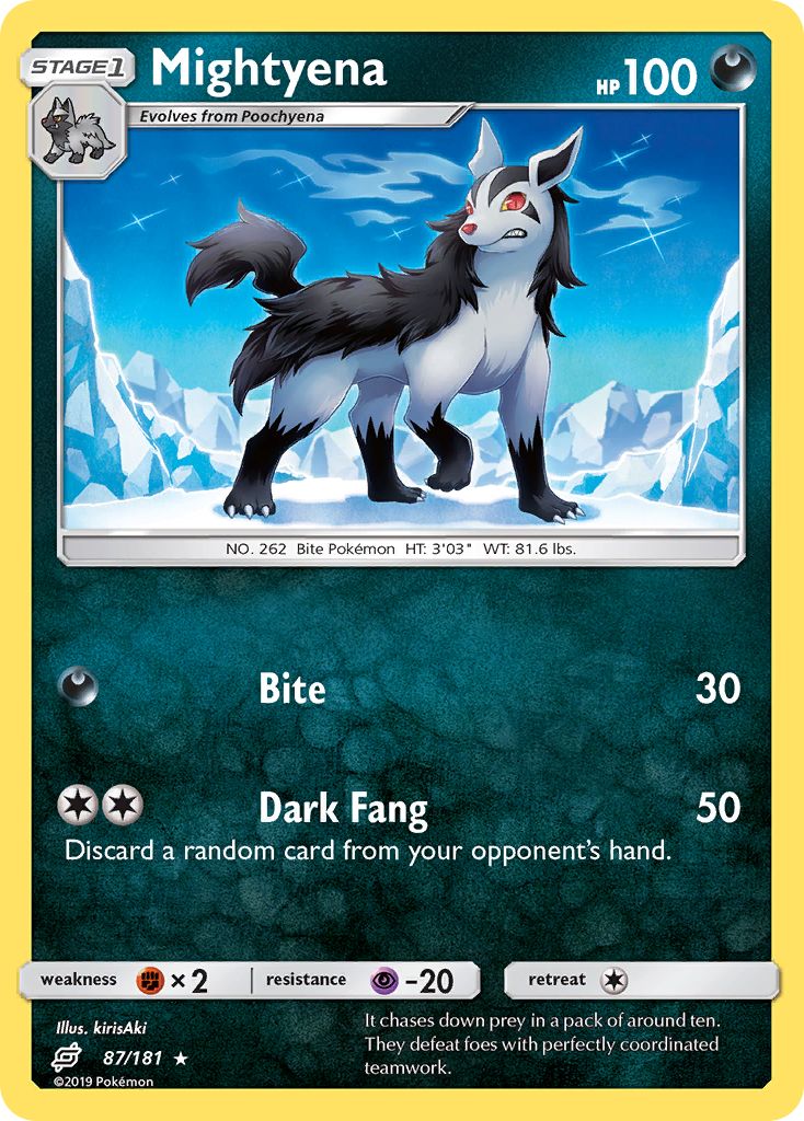 Mightyena (87/181) [Sun & Moon: Team Up] | Gear Gaming Fayetteville