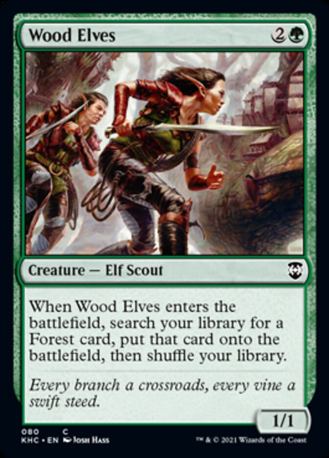 Wood Elves [Kaldheim Commander] | Gear Gaming Fayetteville