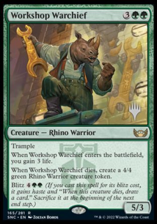 Workshop Warchief (Promo Pack) [Streets of New Capenna Promos] | Gear Gaming Fayetteville