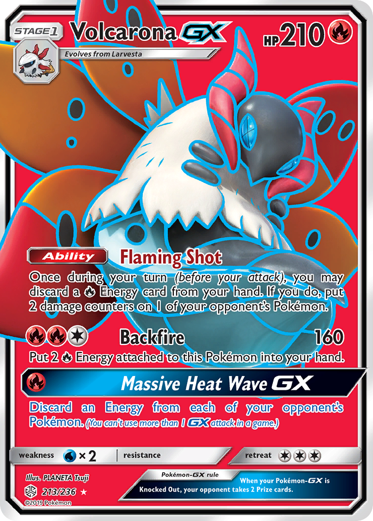 Volcarona GX (213/236) [Sun & Moon: Cosmic Eclipse] | Gear Gaming Fayetteville