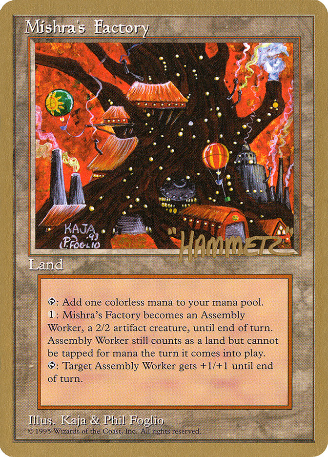 Mishra's Factory (Shawn "Hammer" Regnier) [Pro Tour Collector Set] | Gear Gaming Fayetteville