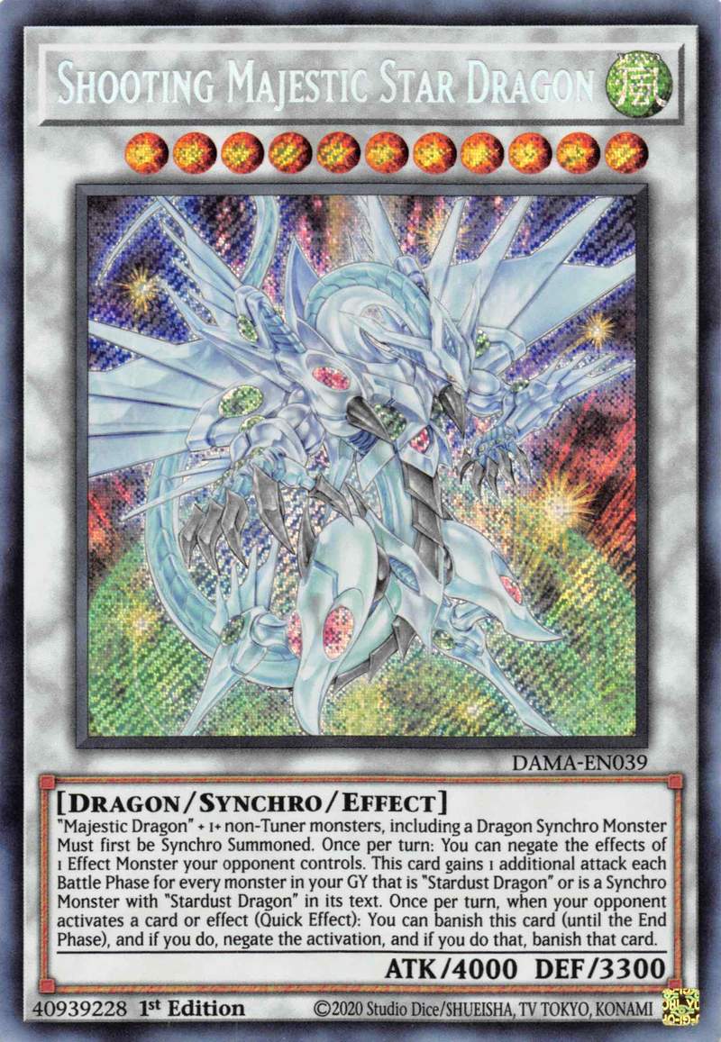 Shooting Majestic Star Dragon [DAMA-EN039] Starlight Rare | Gear Gaming Fayetteville