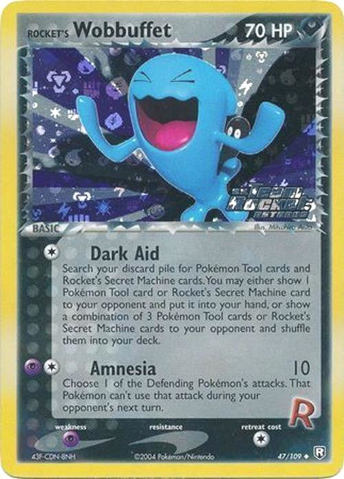 Rocket's Wobbuffet (47/109) (Stamped) [EX: Team Rocket Returns] | Gear Gaming Fayetteville