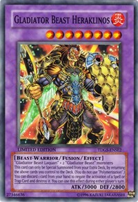 Gladiator Beast Heraklinos [The Duelist Genesis] [TDGS-ENSE2] | Gear Gaming Fayetteville