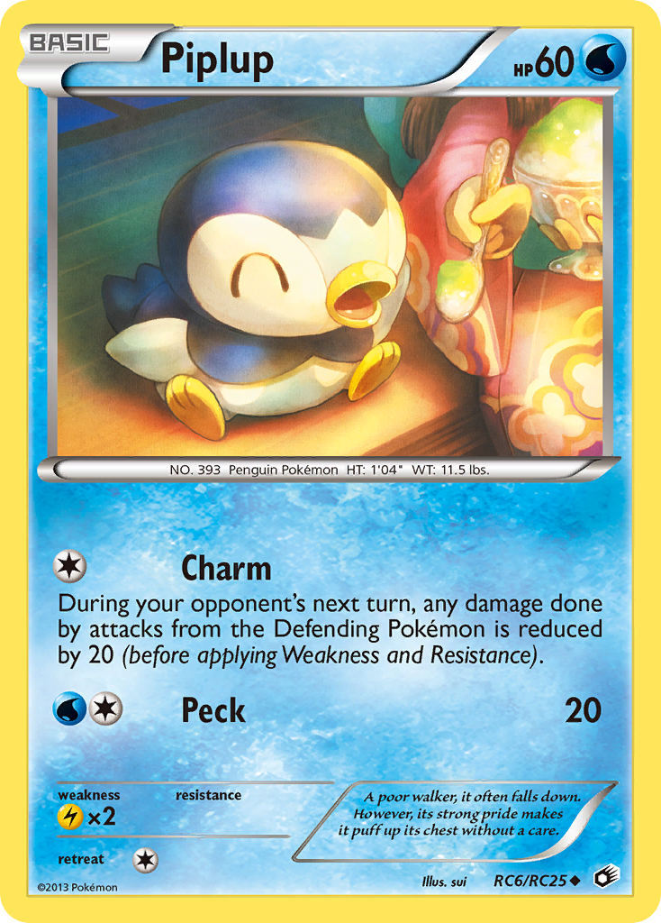 Piplup (RC6/RC25) [Black & White: Legendary Treasures] | Gear Gaming Fayetteville