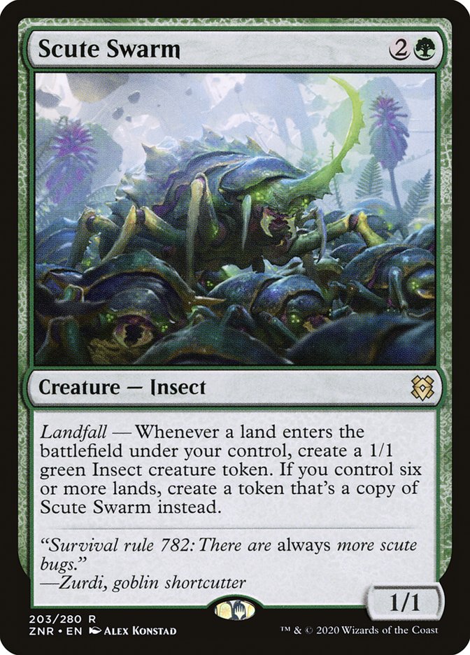 Scute Swarm [Zendikar Rising] | Gear Gaming Fayetteville