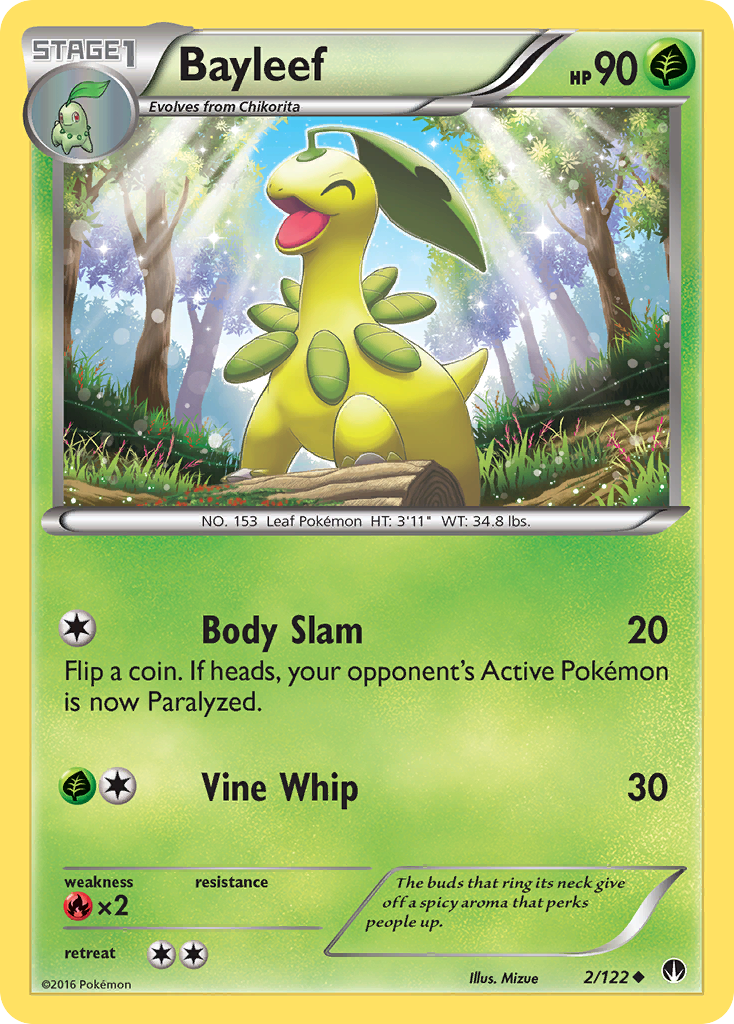 Bayleef (2/122) [XY: BREAKpoint] | Gear Gaming Fayetteville