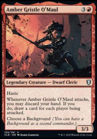 Amber Gristle O'Maul [Commander Legends: Battle for Baldur's Gate] | Gear Gaming Fayetteville