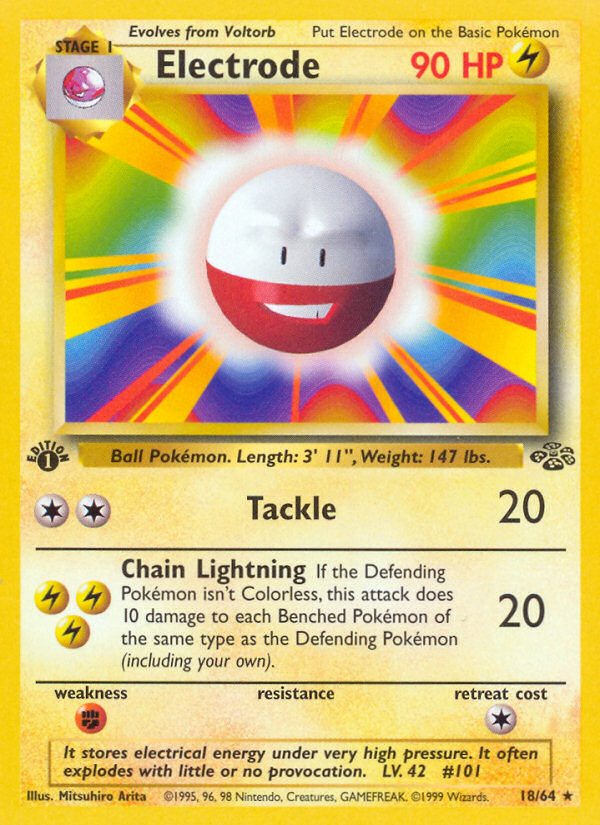 Electrode (18/64) [Jungle 1st Edition] | Gear Gaming Fayetteville