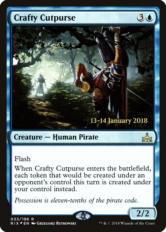 Crafty Cutpurse [Rivals of Ixalan Prerelease Promos] | Gear Gaming Fayetteville