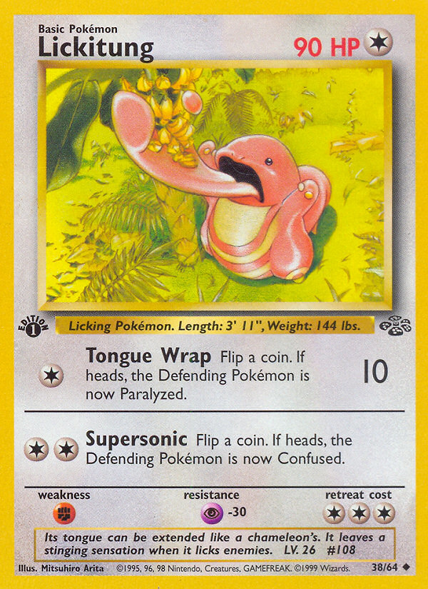 Lickitung (38/64) [Jungle 1st Edition] | Gear Gaming Fayetteville