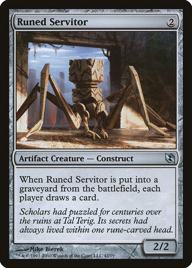 Runed Servitor [Duel Decks: Elspeth vs. Tezzeret] | Gear Gaming Fayetteville