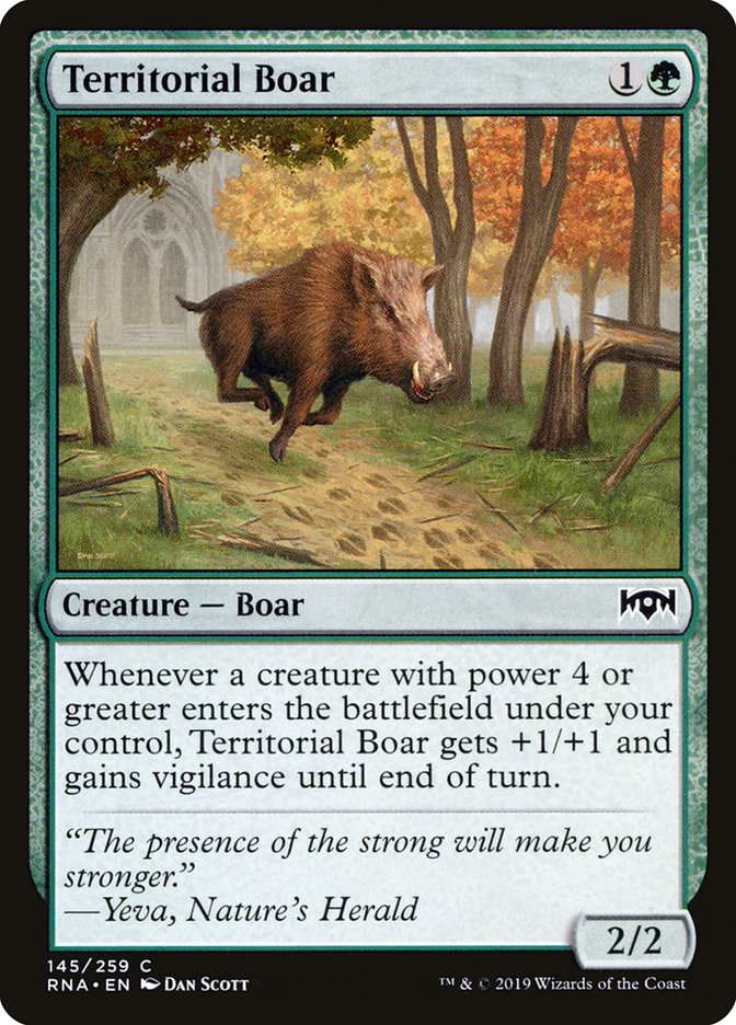 Territorial Boar [Ravnica Allegiance] | Gear Gaming Fayetteville