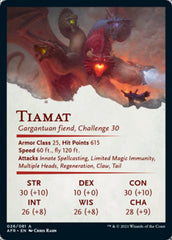 Tiamat Art Card [Dungeons & Dragons: Adventures in the Forgotten Realms Art Series] | Gear Gaming Fayetteville