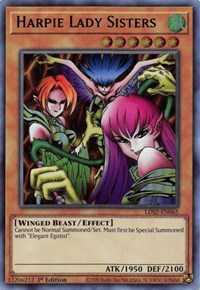 Harpie Lady Sisters (Green) [LDS2-EN065] Ultra Rare | Gear Gaming Fayetteville