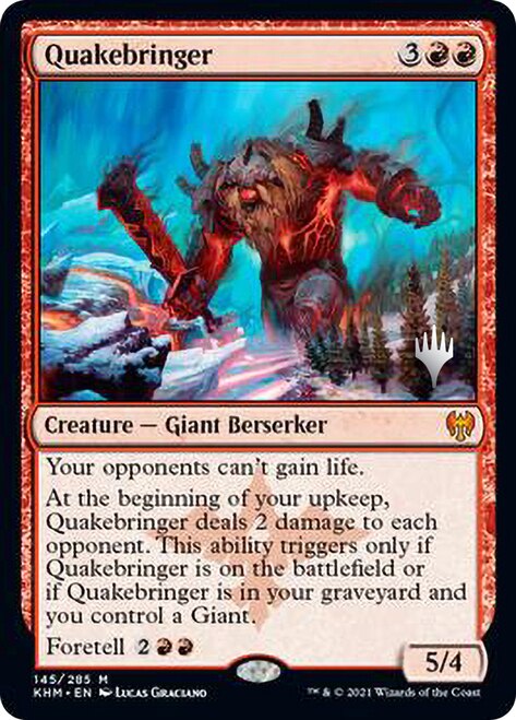 Quakebringer (Promo Pack) [Kaldheim Promos] | Gear Gaming Fayetteville