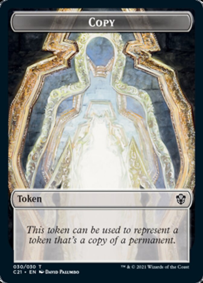 Copy // Construct (030) Double-Sided Token [Commander 2021 Tokens] | Gear Gaming Fayetteville