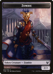 Human Soldier // Zombie Double-Sided Token [Theros Beyond Death Tokens] | Gear Gaming Fayetteville