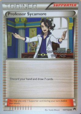 Professor Sycamore (107/122) (Black Dragon - Shuntu Sadahiro) [World Championships 2016] | Gear Gaming Fayetteville