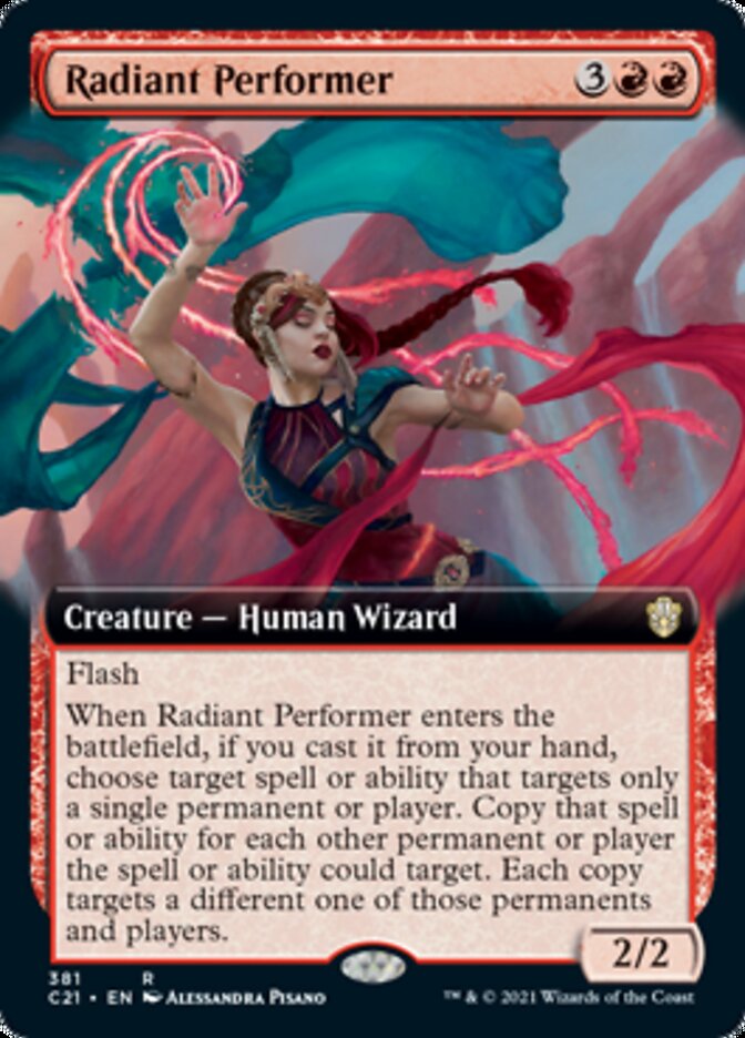 Radiant Performer (Extended Art) [Commander 2021] | Gear Gaming Fayetteville