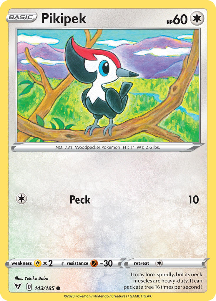 Pikipek (143/185) [Sword & Shield: Vivid Voltage] | Gear Gaming Fayetteville