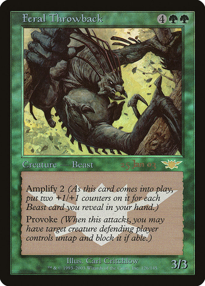 Feral Throwback [Legions Promos] | Gear Gaming Fayetteville