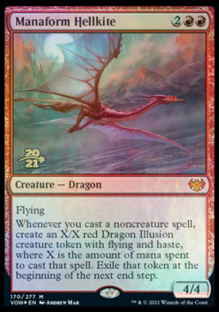 Manaform Hellkite [Innistrad: Crimson Vow Prerelease Promos] | Gear Gaming Fayetteville