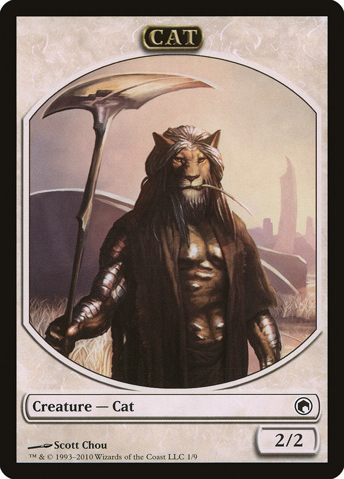 Cat Token [Scars of Mirrodin Tokens] | Gear Gaming Fayetteville