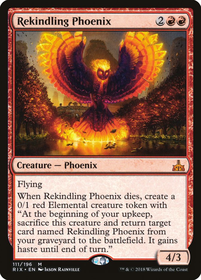 Rekindling Phoenix [Rivals of Ixalan] | Gear Gaming Fayetteville