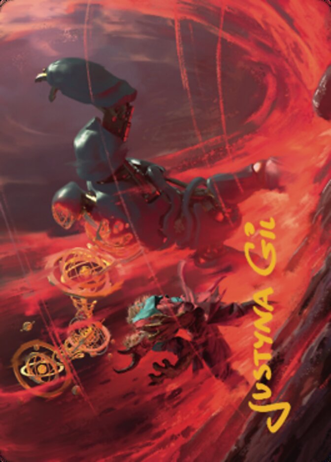 Twinferno Art Card (Gold-Stamped Signature) [Dominaria United Art Series] | Gear Gaming Fayetteville