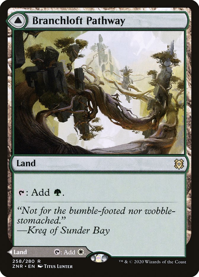 Branchloft Pathway // Boulderloft Pathway [Zendikar Rising] | Gear Gaming Fayetteville