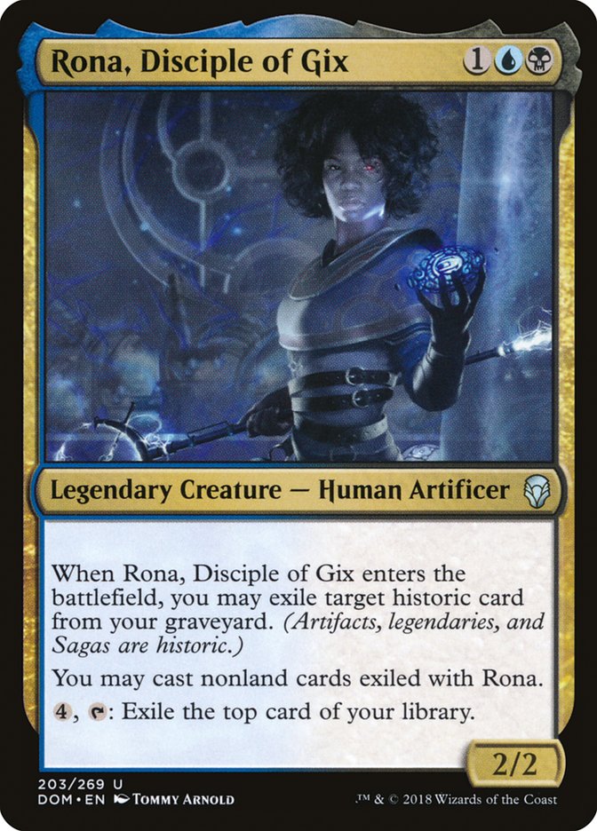 Rona, Disciple of Gix [Dominaria] | Gear Gaming Fayetteville