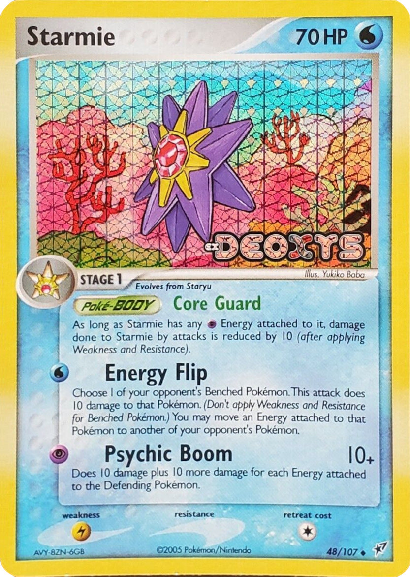 Starmie (48/107) (Stamped) [EX: Deoxys] | Gear Gaming Fayetteville