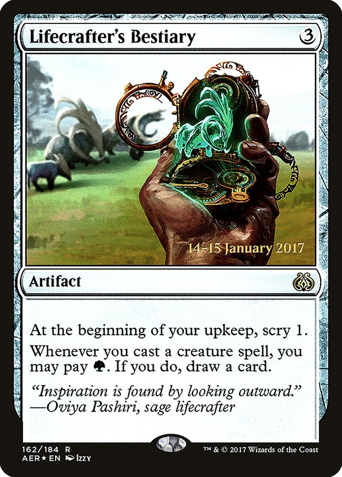 Lifecrafter's Bestiary [Aether Revolt Prerelease Promos] | Gear Gaming Fayetteville