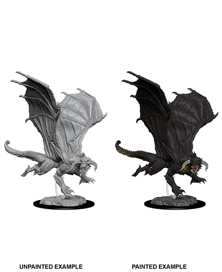 D&D Nolzur'S Marvelous Minatures - Young Black Dragon | Gear Gaming Fayetteville