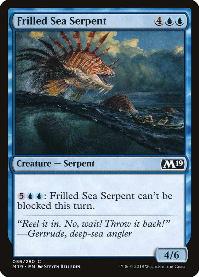 Frilled Sea Serpent [Core Set 2019] | Gear Gaming Fayetteville