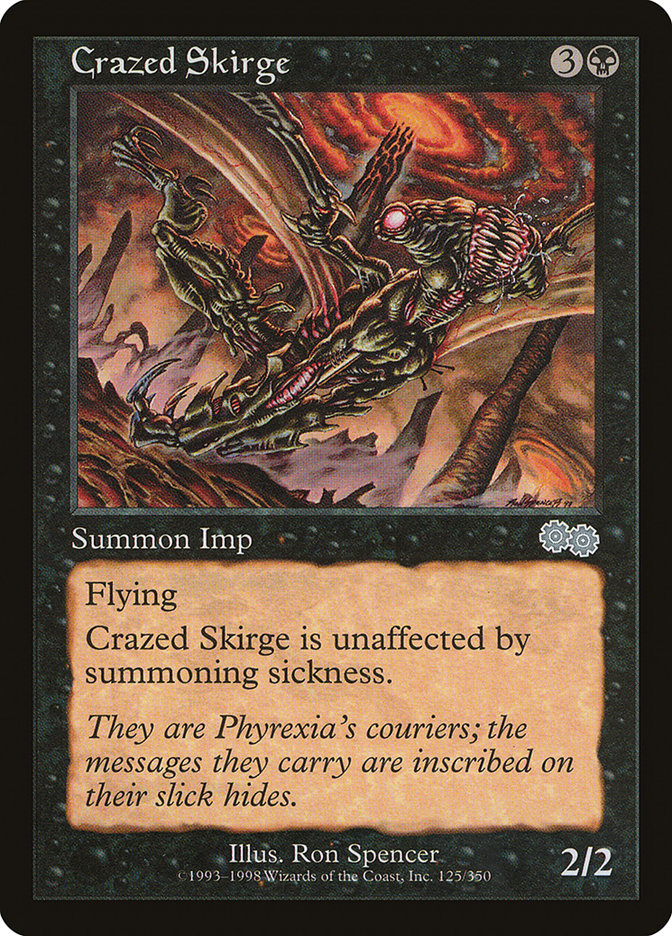 Crazed Skirge [Urza's Saga] | Gear Gaming Fayetteville