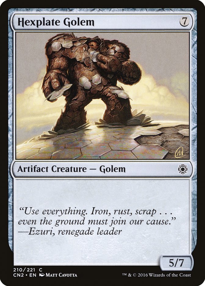 Hexplate Golem [Conspiracy: Take the Crown] | Gear Gaming Fayetteville