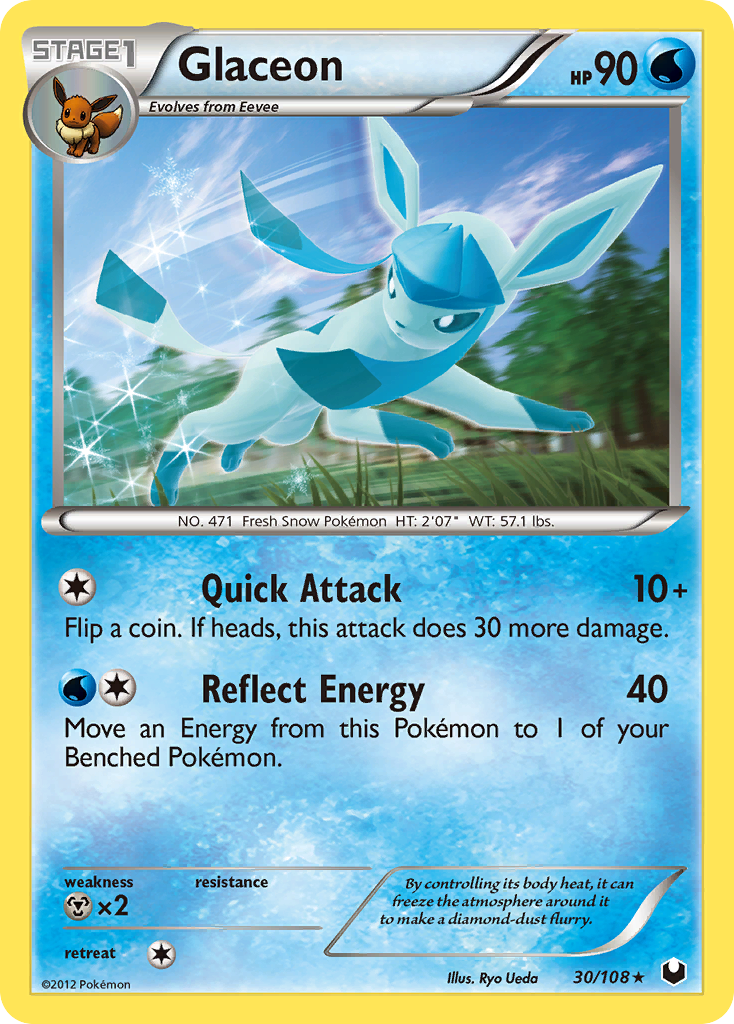 Glaceon (30/108) [Black & White: Dark Explorers] | Gear Gaming Fayetteville