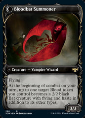 Voldaren Bloodcaster // Bloodbat Summoner (Showcase Fang Frame) [Innistrad: Crimson Vow] | Gear Gaming Fayetteville