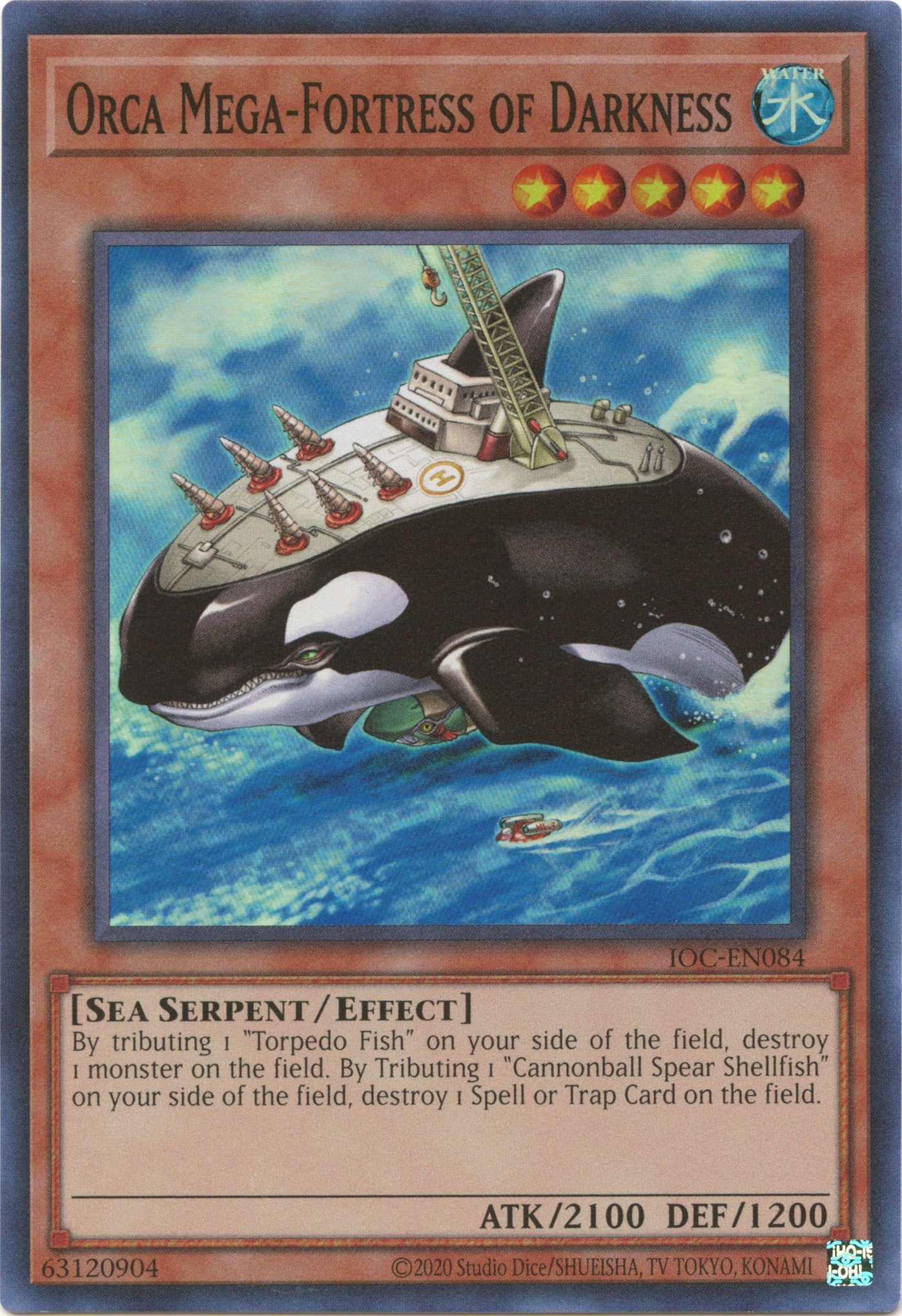 Orca Mega-Fortress of Darkness (25th Anniversary) [IOC-EN084] Super Rare | Gear Gaming Fayetteville