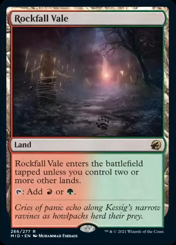 Rockfall Vale [Innistrad: Midnight Hunt] | Gear Gaming Fayetteville